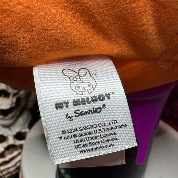 Halloween Sanrio Hello Kitty My Melody Kuromi Squishmallow 2023/24 Pumpkin Plush - Picture 13 of 15